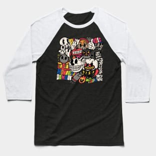 Doodle party 1 Baseball T-Shirt